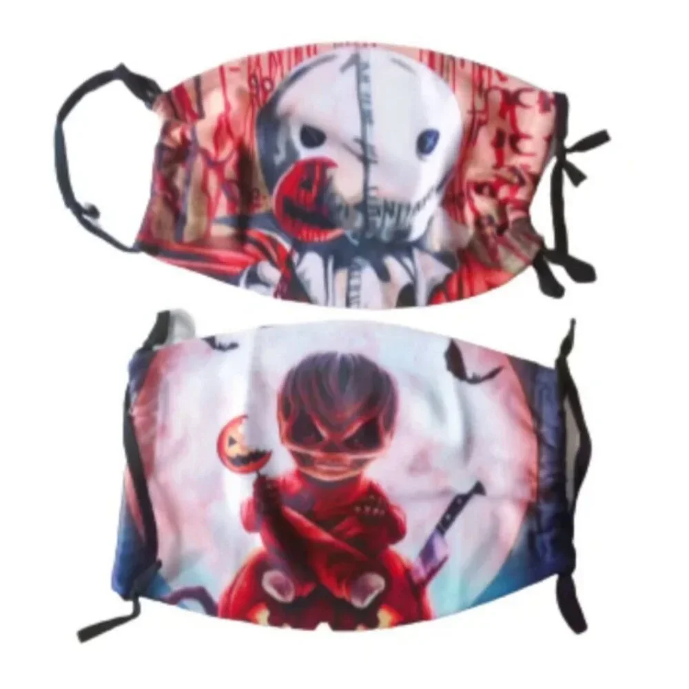 NEW Halloween Masks Set of 2 with Liner